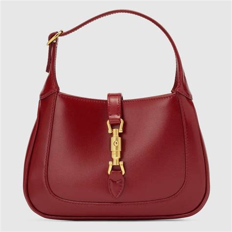 bordeaux gucci bag|Gucci leather shoulder bag.